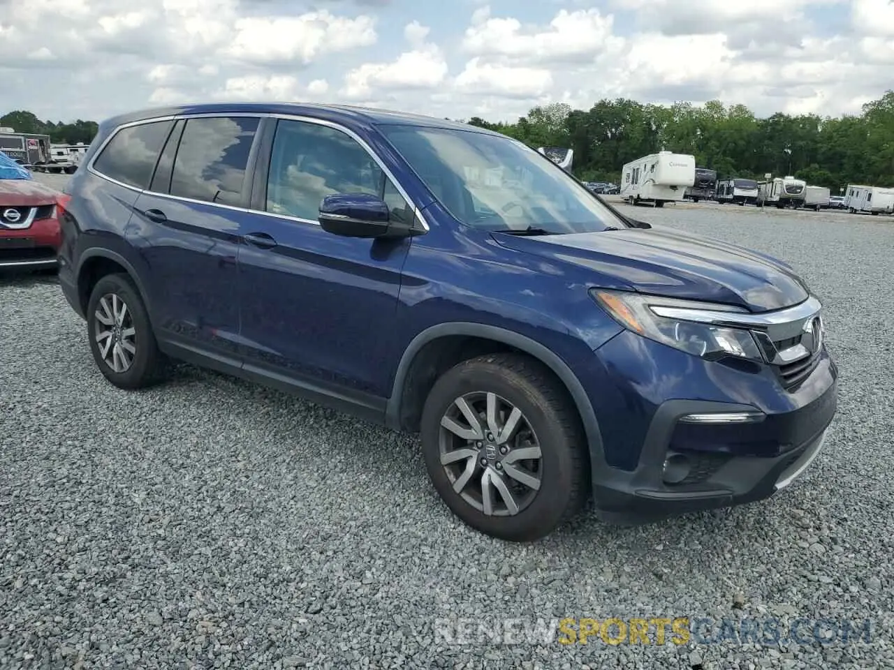 4 fotografías del automóvil dañado 5FNYF6H47KB017958 HONDA PILOT 2019