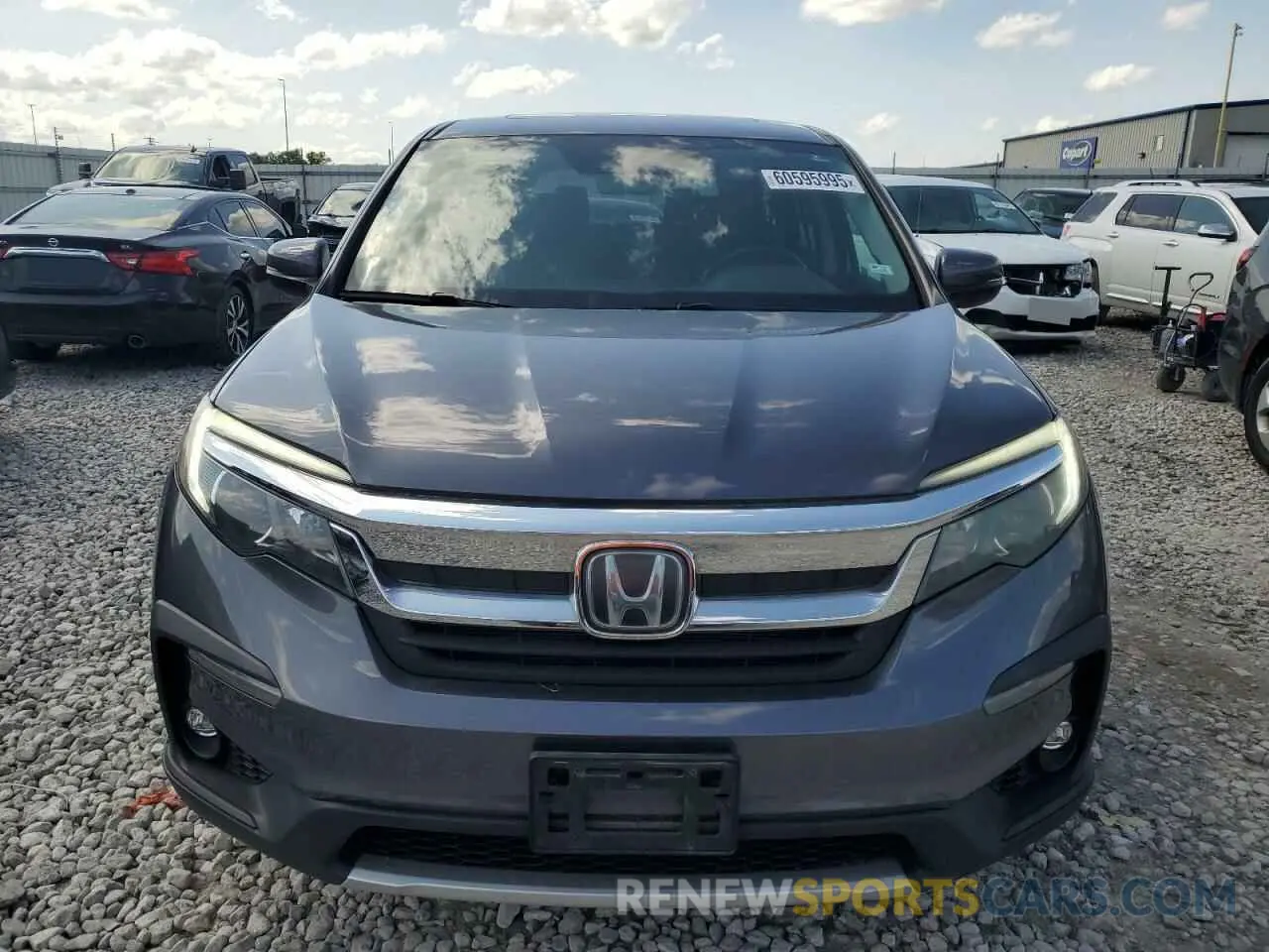 5 fotografías del automóvil dañado 5FNYF6H51KB091353 HONDA PILOT 2019