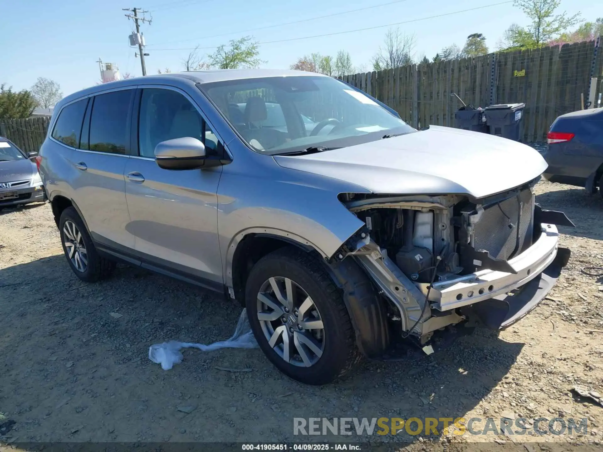 1 fotografías del automóvil dañado 5FNYF6H51KB093099 HONDA PILOT 2019