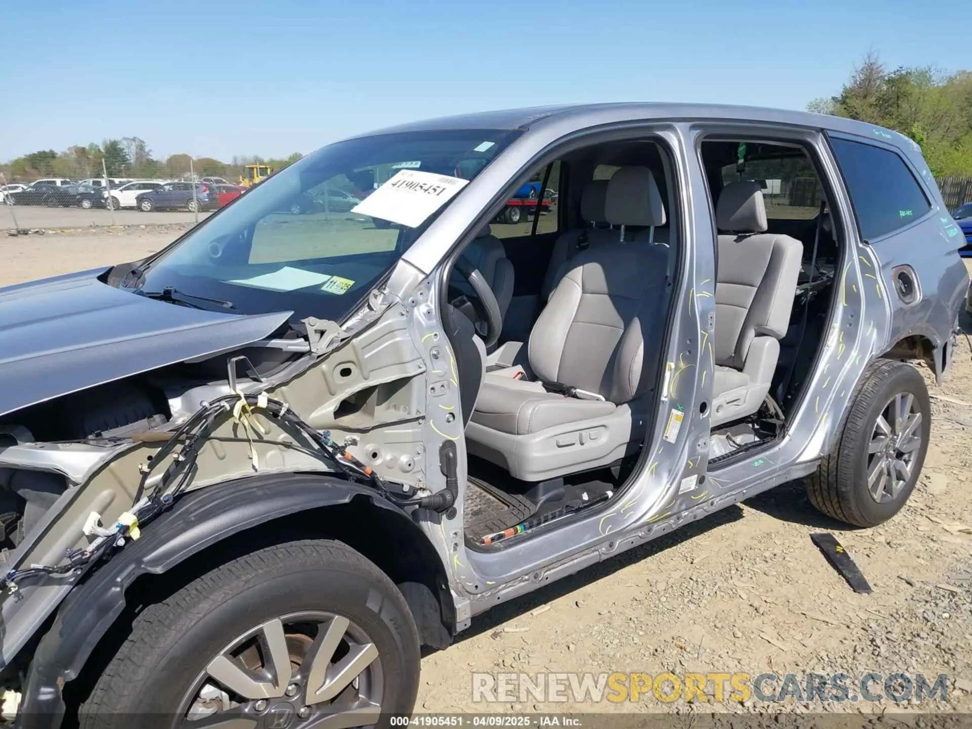 6 fotografías del automóvil dañado 5FNYF6H51KB093099 HONDA PILOT 2019
