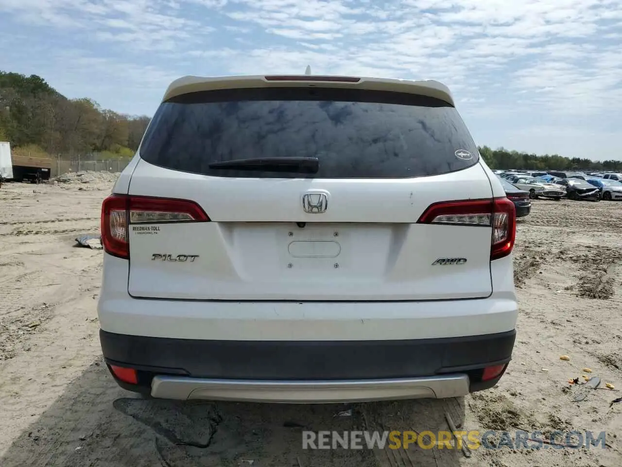 6 fotografías del automóvil dañado 5FNYF6H52KB002244 HONDA PILOT 2019