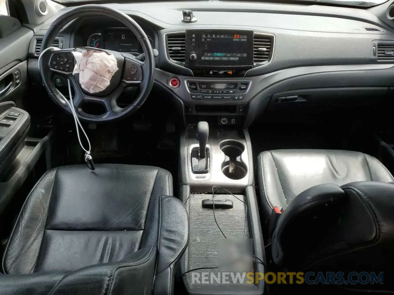 8 fotografías del automóvil dañado 5FNYF6H52KB002244 HONDA PILOT 2019