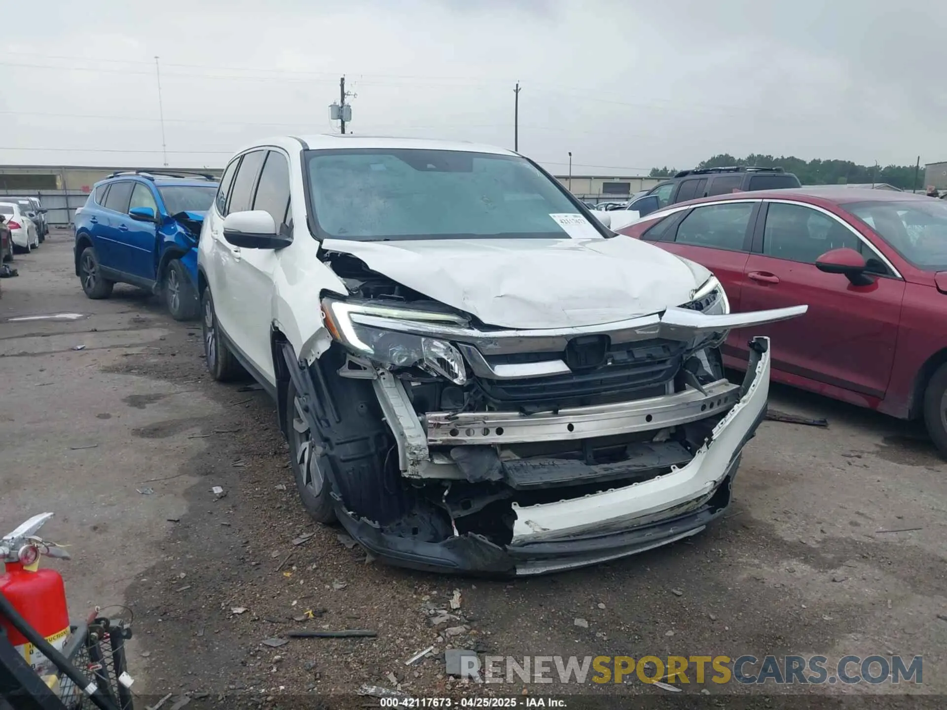 1 fotografías del automóvil dañado 5FNYF6H52KB025930 HONDA PILOT 2019
