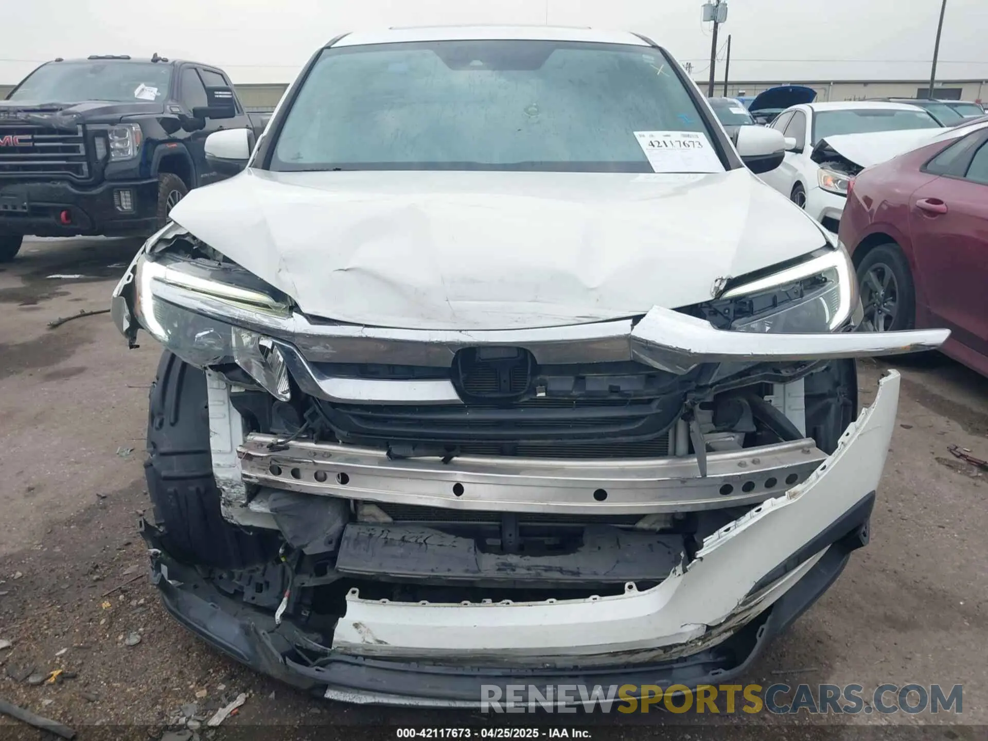 12 fotografías del automóvil dañado 5FNYF6H52KB025930 HONDA PILOT 2019