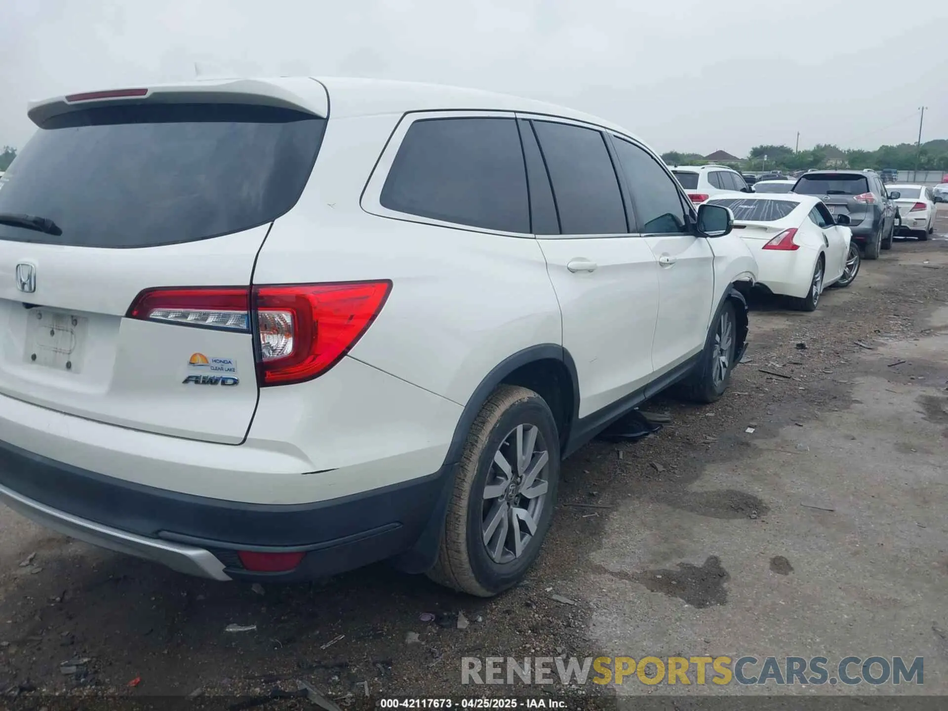 4 fotografías del automóvil dañado 5FNYF6H52KB025930 HONDA PILOT 2019