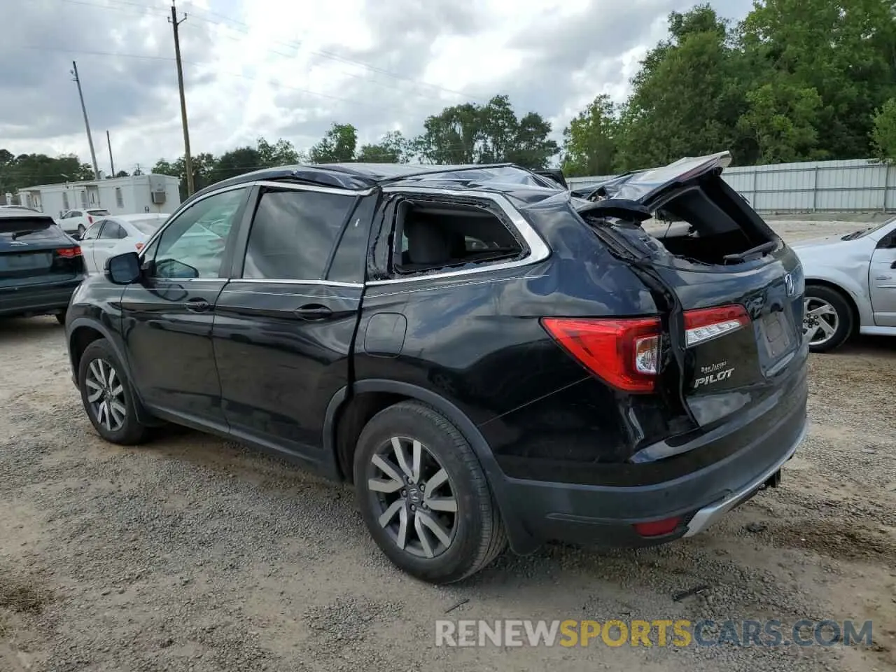 2 fotografías del automóvil dañado 5FNYF6H52KB030450 HONDA PILOT 2019