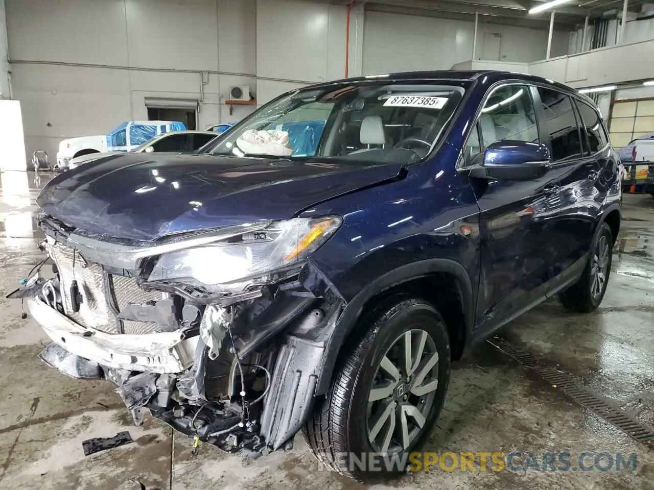 1 fotografías del automóvil dañado 5FNYF6H52KB035874 HONDA PILOT 2019