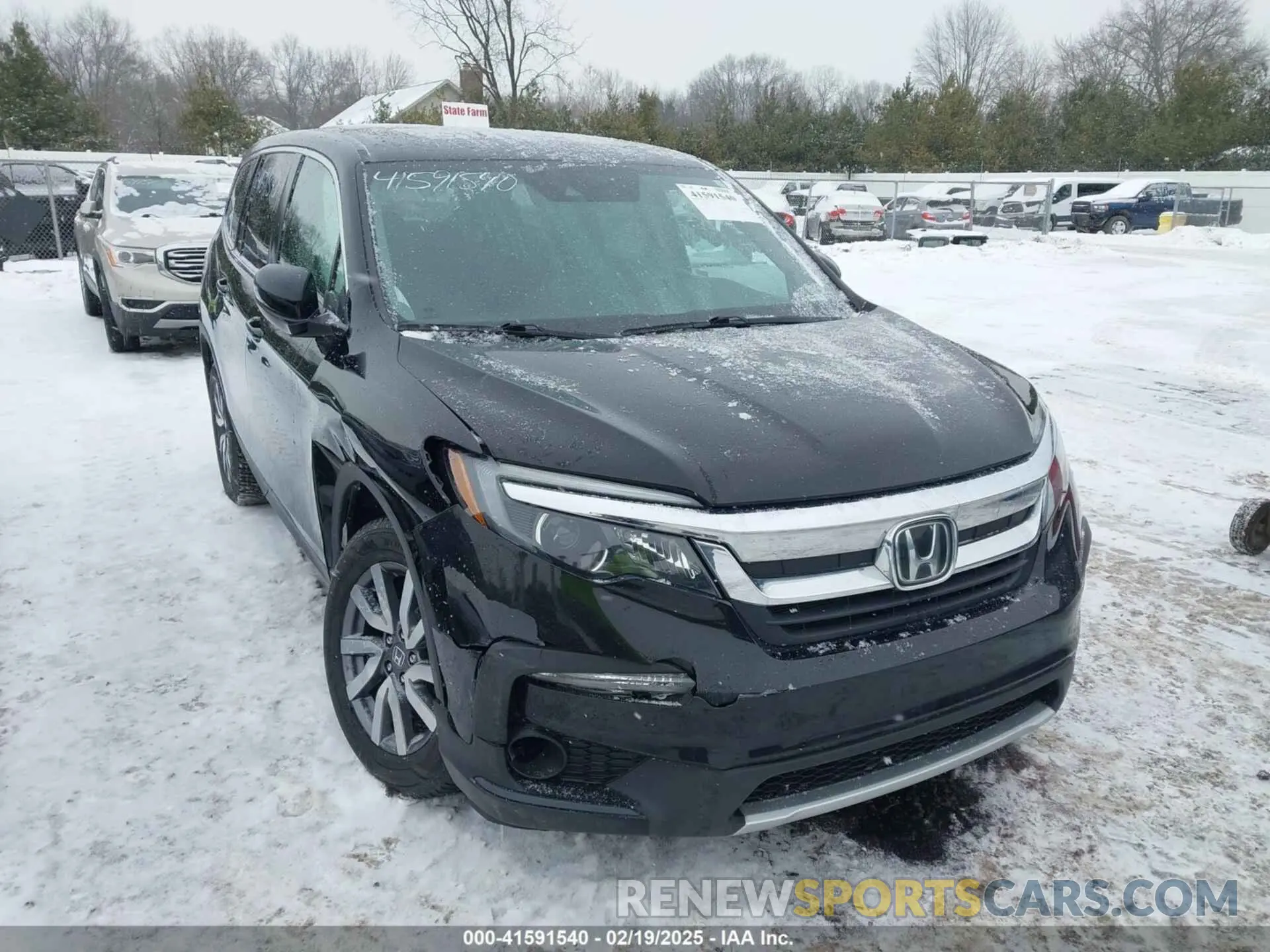 1 fotografías del automóvil dañado 5FNYF6H52KB051363 HONDA PILOT 2019