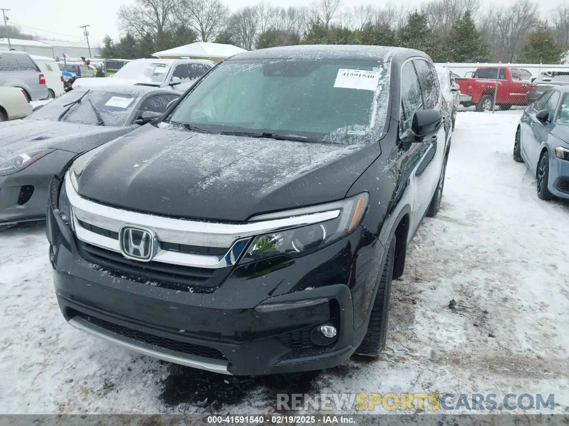 2 fotografías del automóvil dañado 5FNYF6H52KB051363 HONDA PILOT 2019