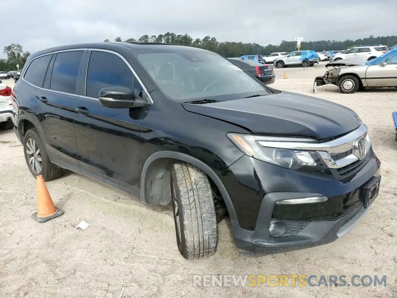4 fotografías del automóvil dañado 5FNYF6H53KB100991 HONDA PILOT 2019