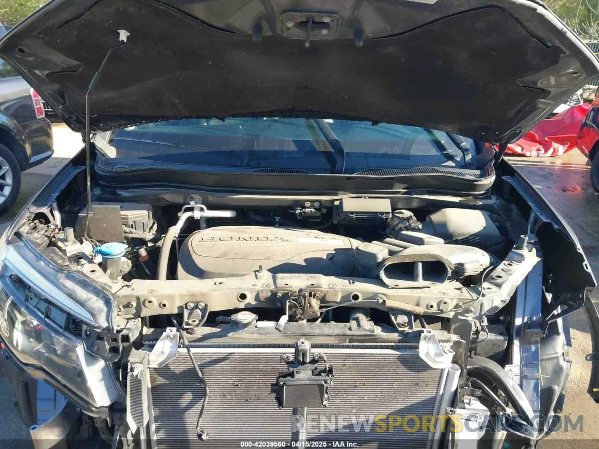 10 fotografías del automóvil dañado 5FNYF6H54KB038176 HONDA PILOT 2019