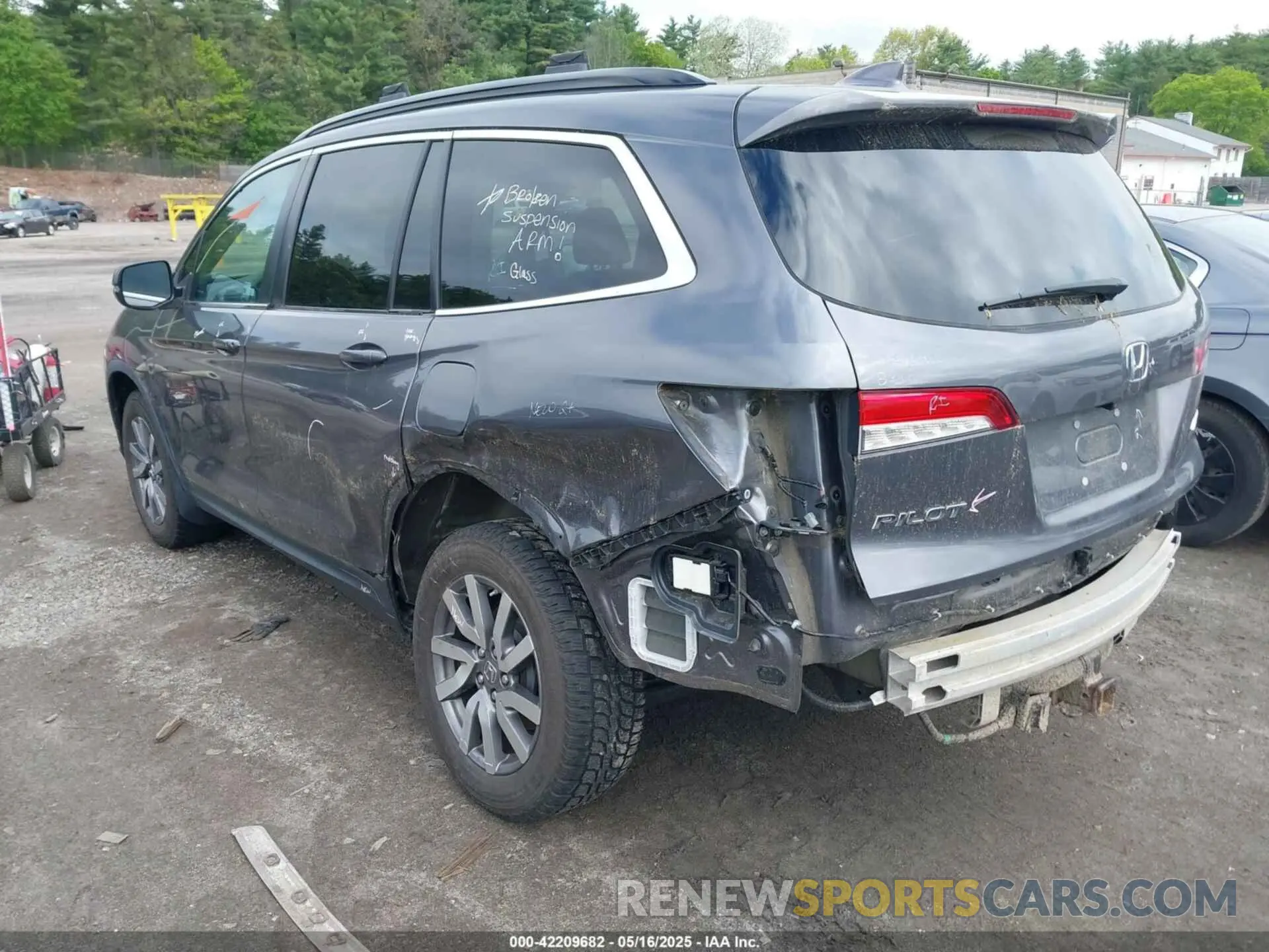 14 fotografías del automóvil dañado 5FNYF6H55KB010807 HONDA PILOT 2019