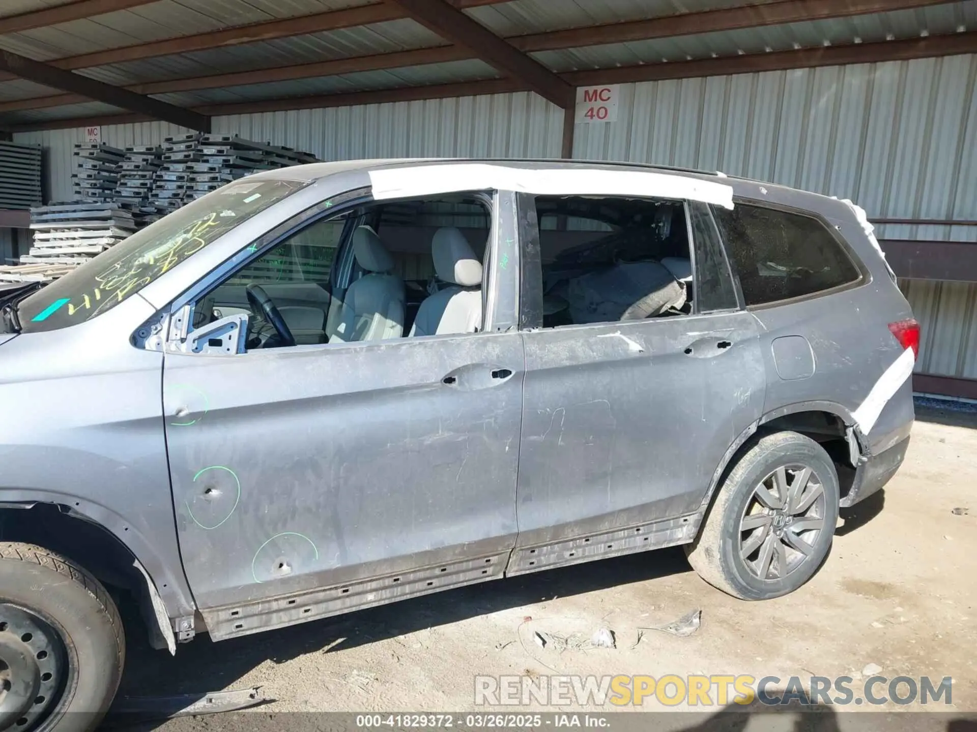15 fotografías del automóvil dañado 5FNYF6H56KB091932 HONDA PILOT 2019