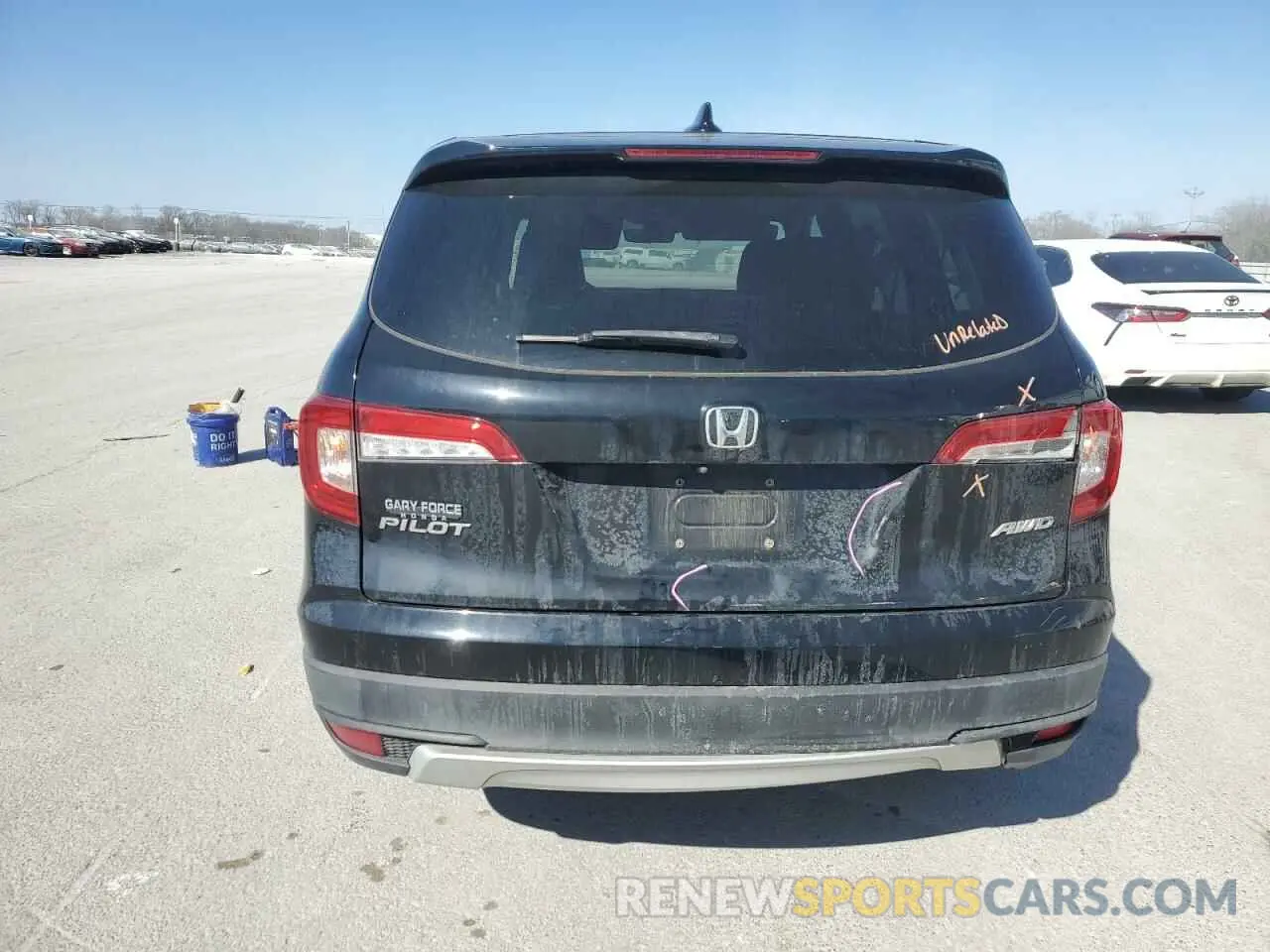 6 fotografías del automóvil dañado 5FNYF6H56KB101102 HONDA PILOT 2019