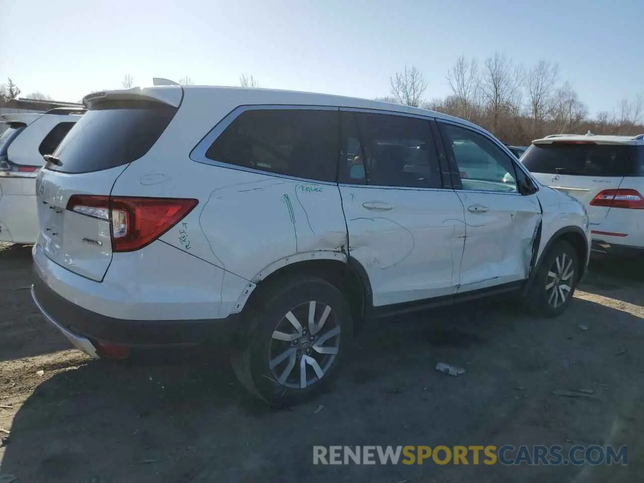 3 fotografías del automóvil dañado 5FNYF6H57KB061032 HONDA PILOT 2019