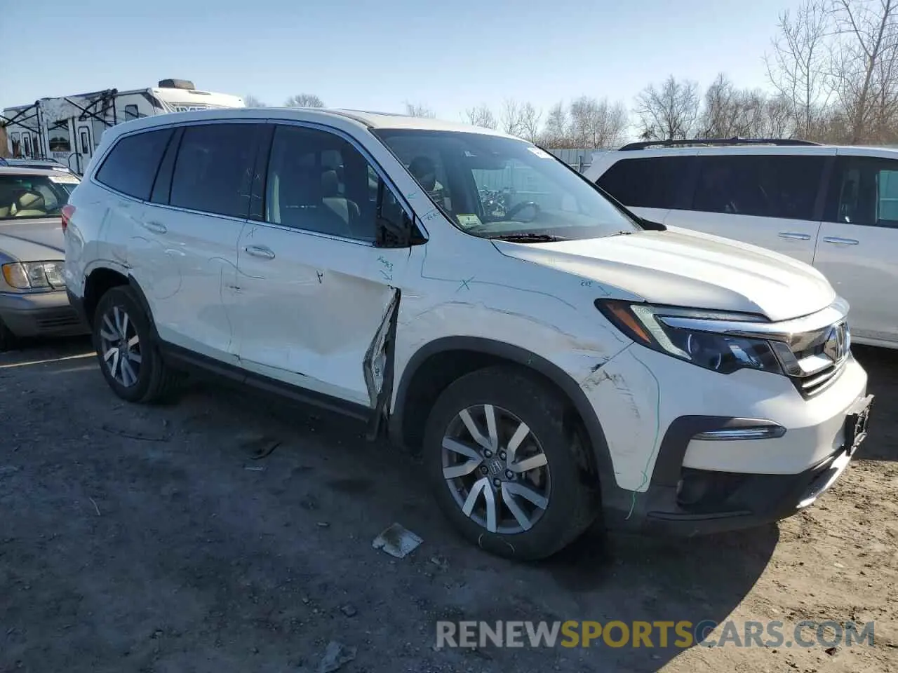 4 fotografías del automóvil dañado 5FNYF6H57KB061032 HONDA PILOT 2019