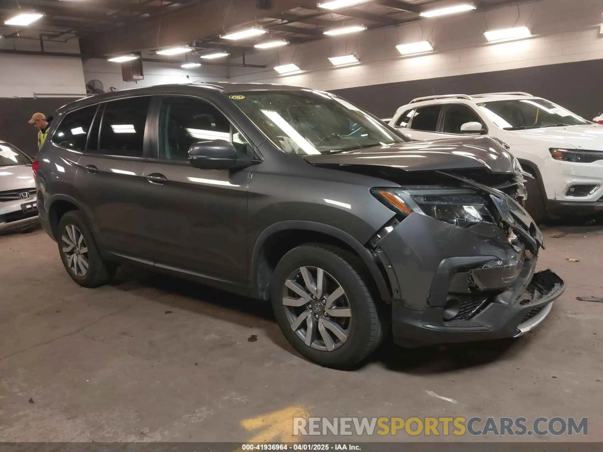 1 fotografías del automóvil dañado 5FNYF6H57KB062293 HONDA PILOT 2019