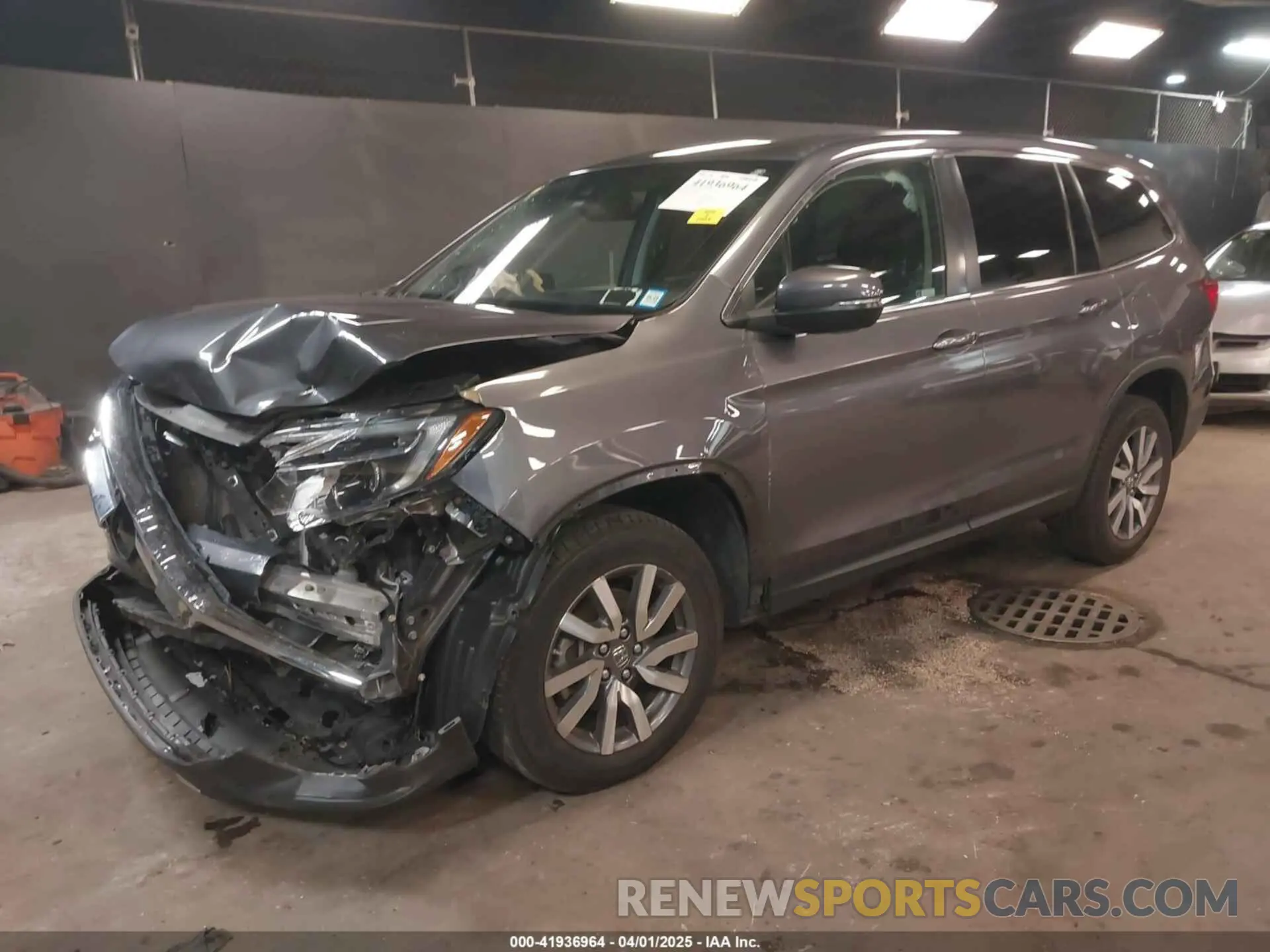 2 fotografías del automóvil dañado 5FNYF6H57KB062293 HONDA PILOT 2019