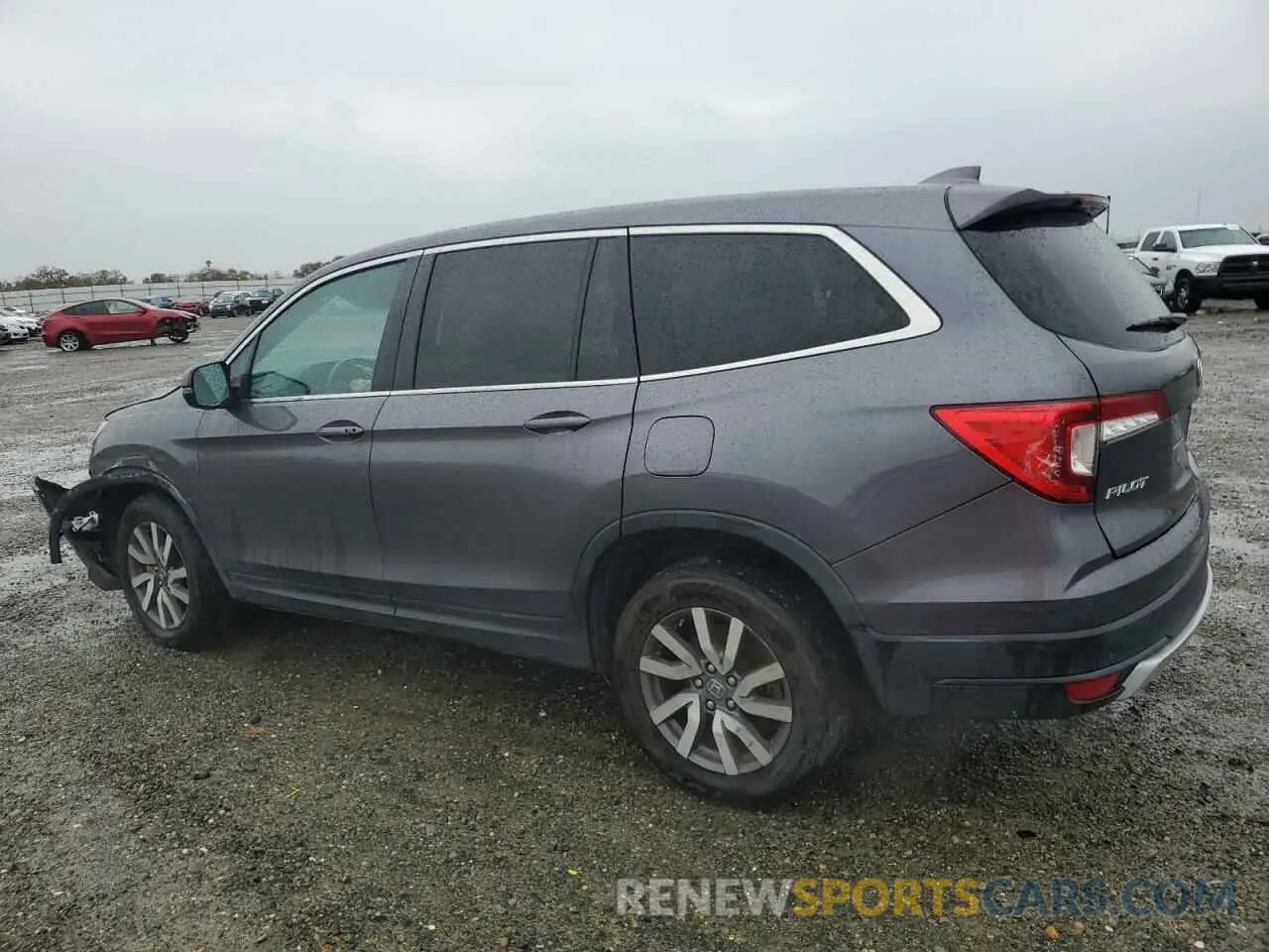 2 fotografías del automóvil dañado 5FNYF6H58KB053795 HONDA PILOT 2019