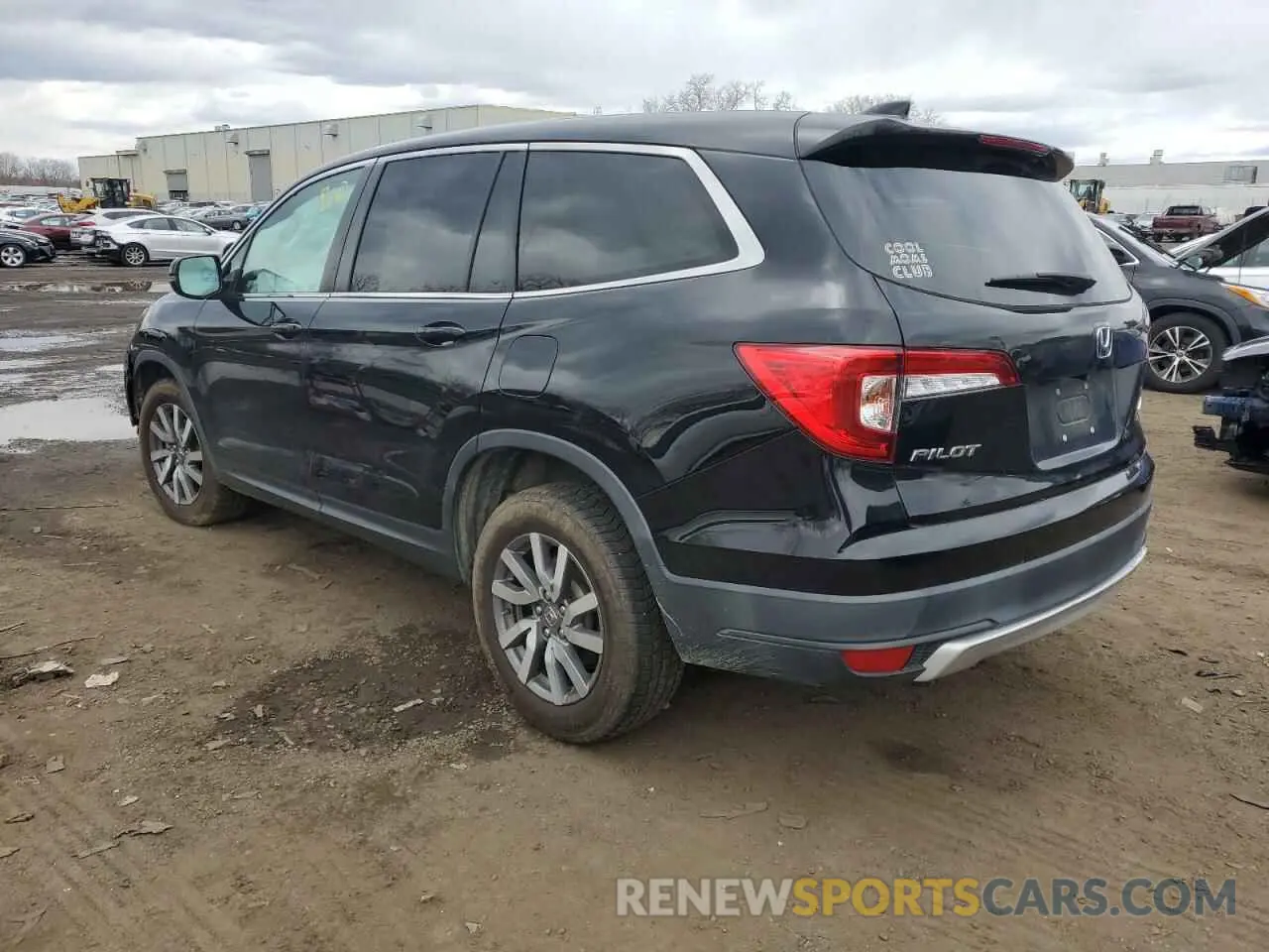 2 fotografías del automóvil dañado 5FNYF6H58KB057524 HONDA PILOT 2019