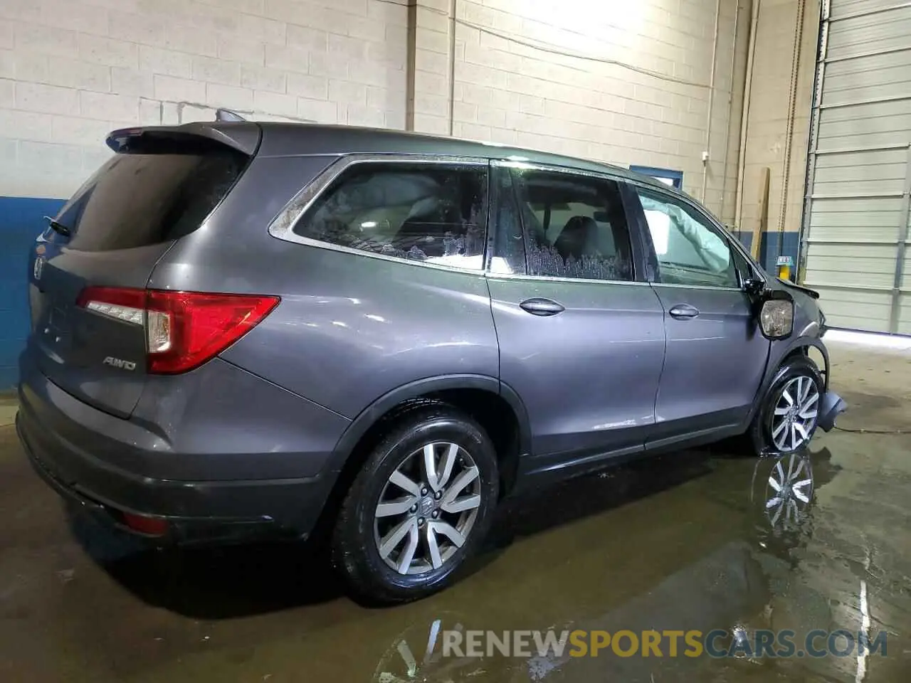 3 fotografías del automóvil dañado 5FNYF6H58KB079376 HONDA PILOT 2019