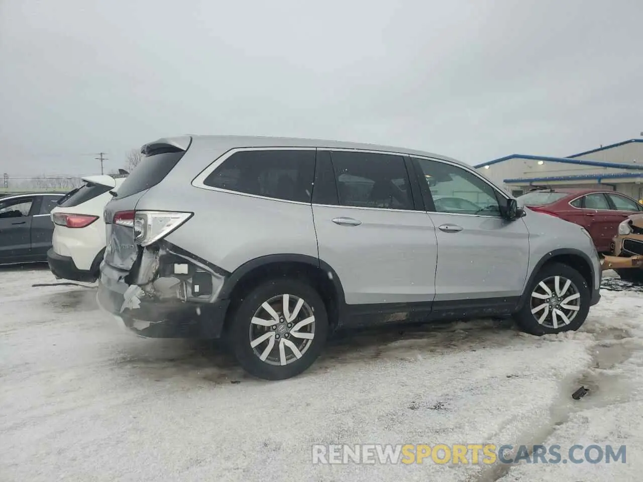 3 fotografías del automóvil dañado 5FNYF6H58KB099269 HONDA PILOT 2019