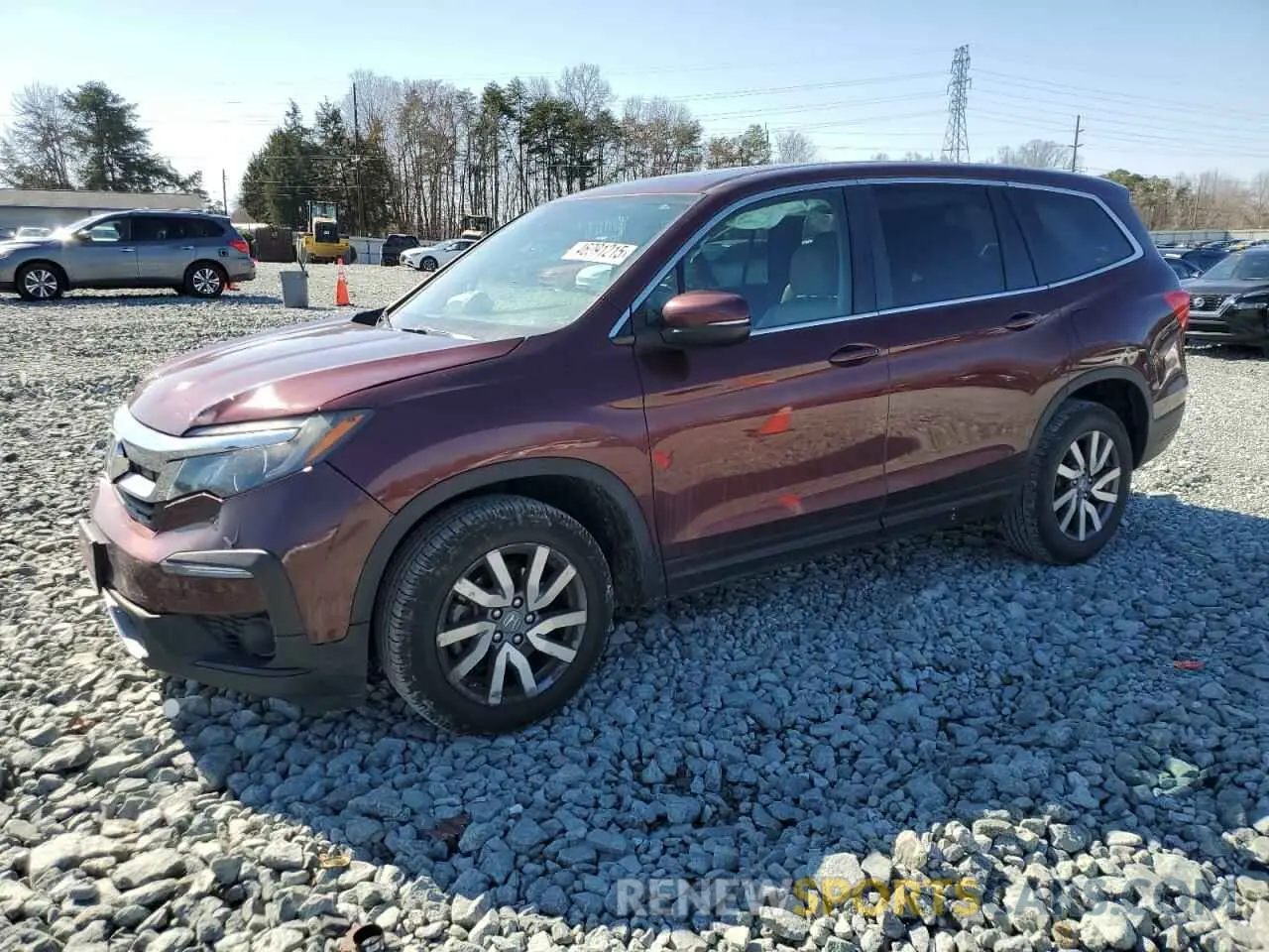 1 fotografías del automóvil dañado 5FNYF6H5XKB022368 HONDA PILOT 2019