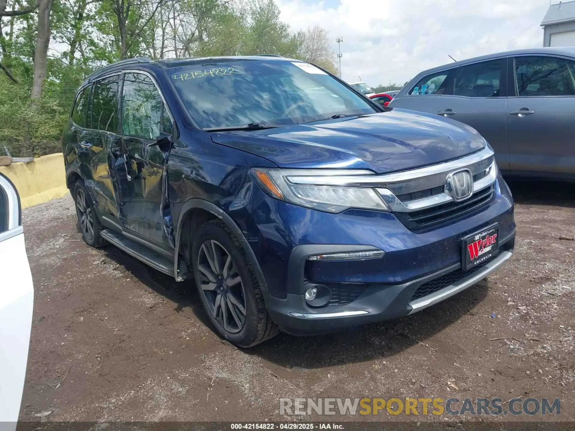 1 fotografías del automóvil dañado 5FNYF6H63KB000365 HONDA PILOT 2019