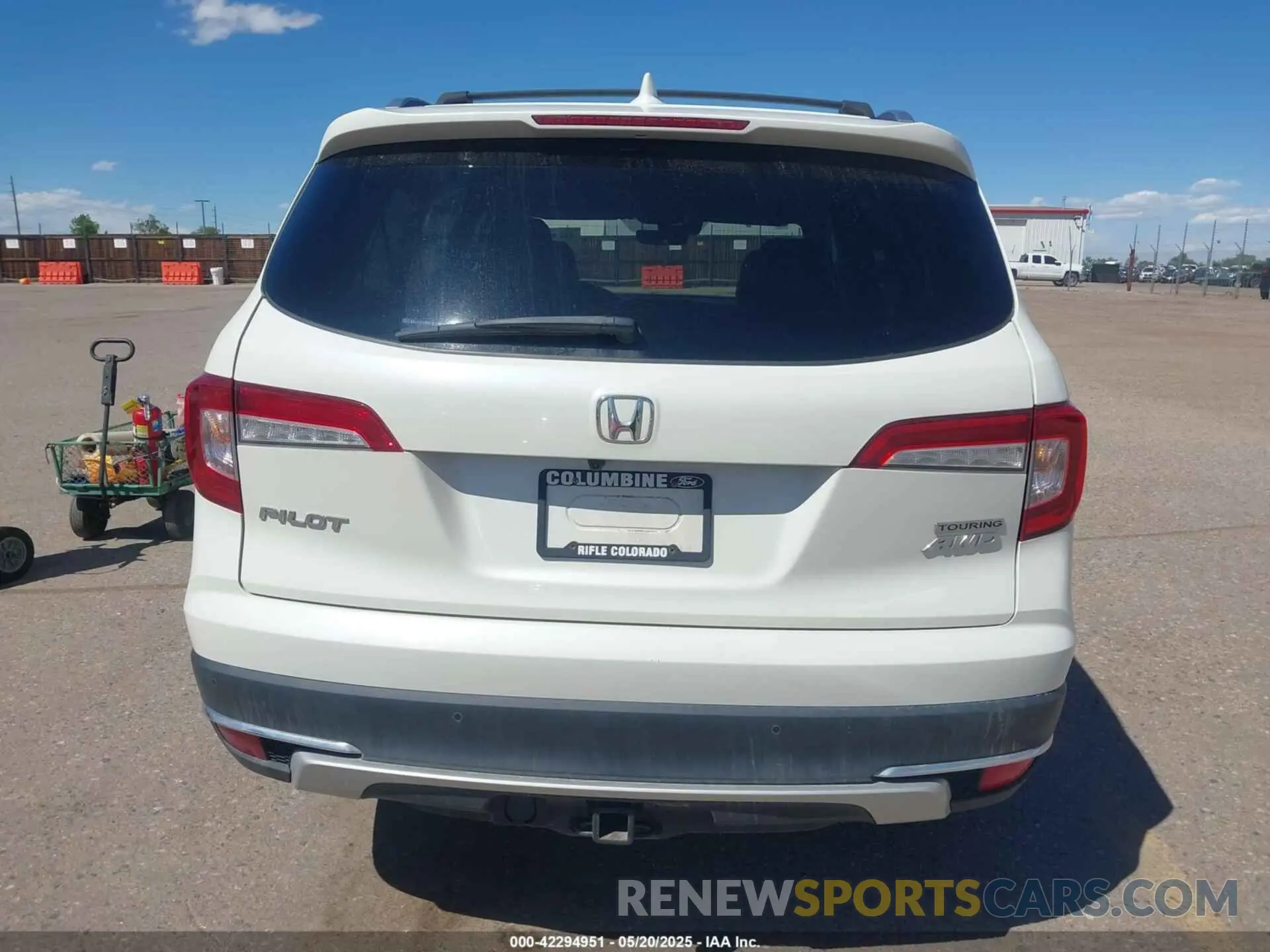 16 fotografías del automóvil dañado 5FNYF6H63KB046486 HONDA PILOT 2019