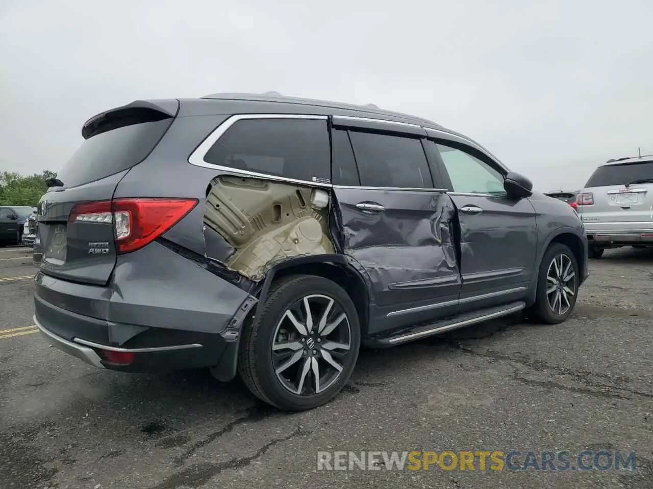 3 fotografías del automóvil dañado 5FNYF6H64KB033424 HONDA PILOT 2019