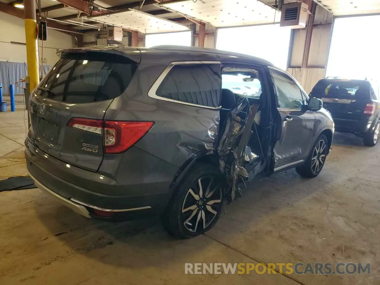 3 fotografías del automóvil dañado 5FNYF6H93KB094547 HONDA PILOT 2019