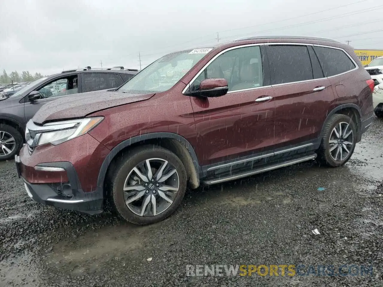 1 fotografías del automóvil dañado 5FNYF6H94KB056213 HONDA PILOT 2019