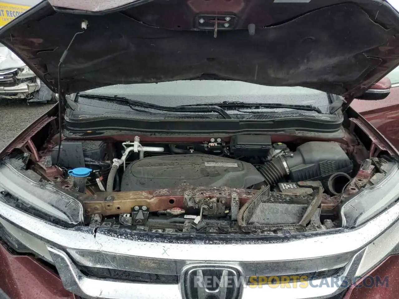 12 fotografías del automóvil dañado 5FNYF6H94KB056213 HONDA PILOT 2019