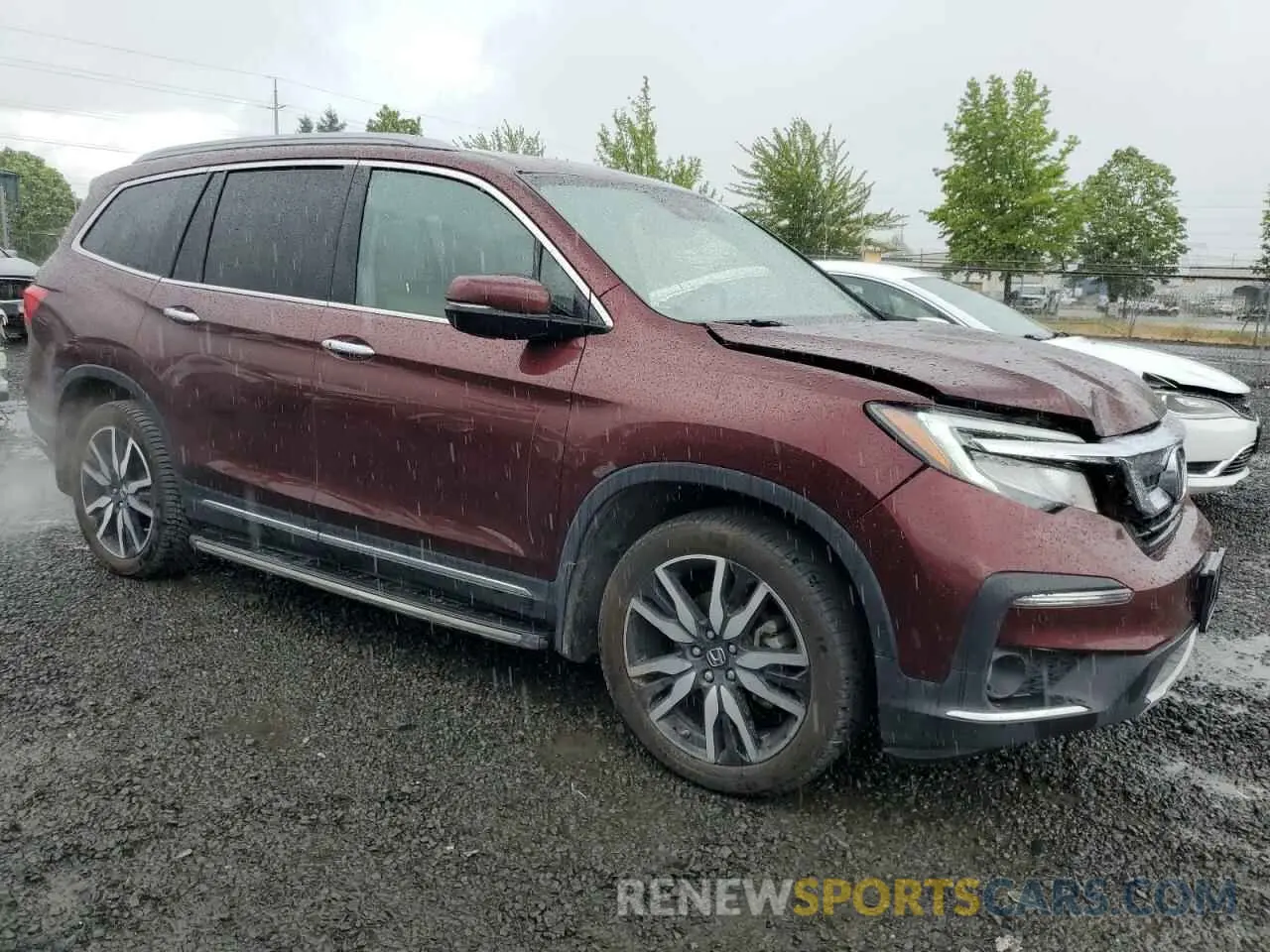 4 fotografías del automóvil dañado 5FNYF6H94KB056213 HONDA PILOT 2019