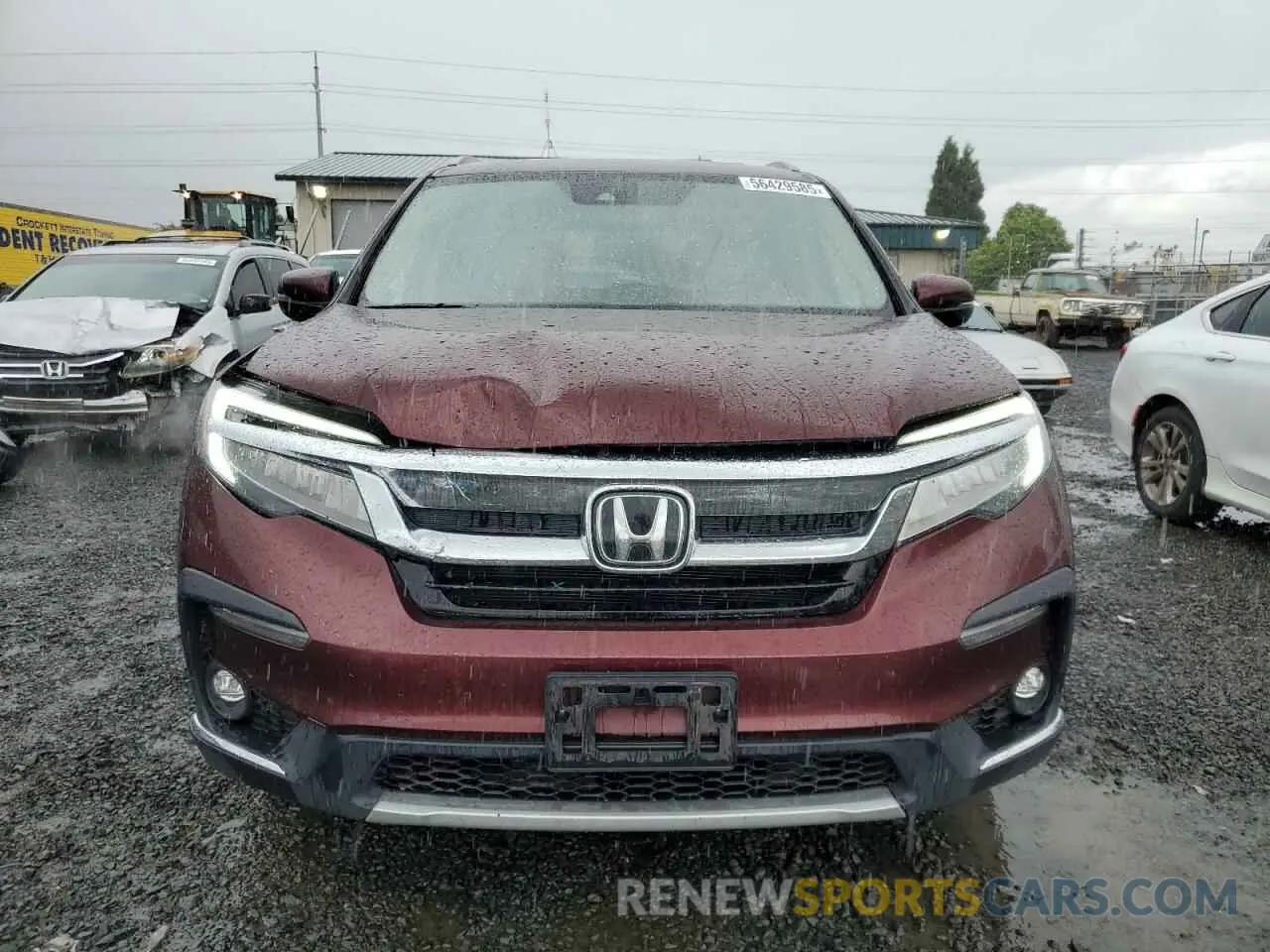 5 fotografías del automóvil dañado 5FNYF6H94KB056213 HONDA PILOT 2019