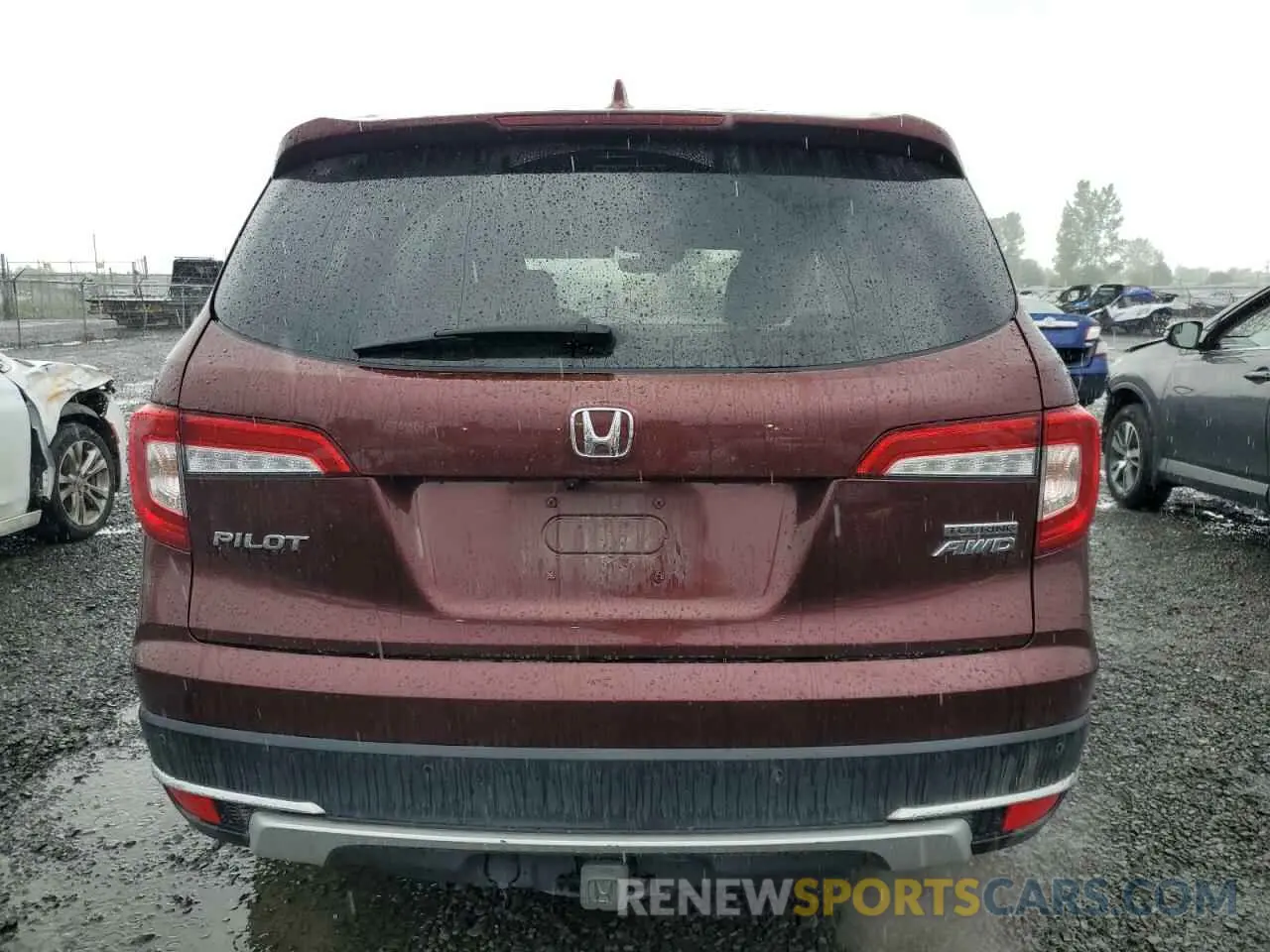 6 fotografías del automóvil dañado 5FNYF6H94KB056213 HONDA PILOT 2019