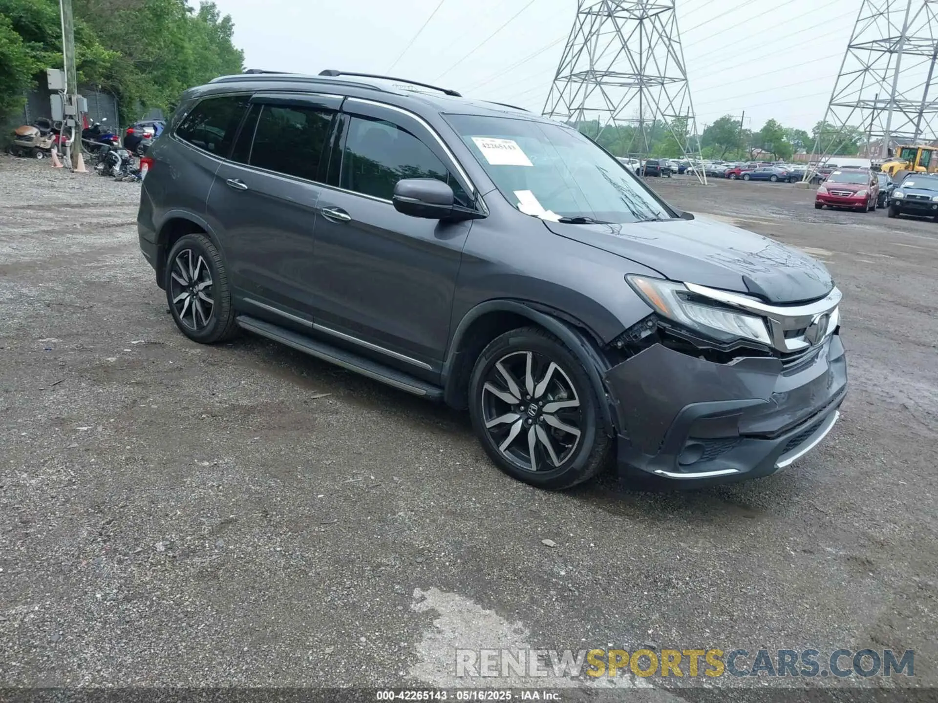 1 fotografías del automóvil dañado 5FNYF6H97KB013002 HONDA PILOT 2019