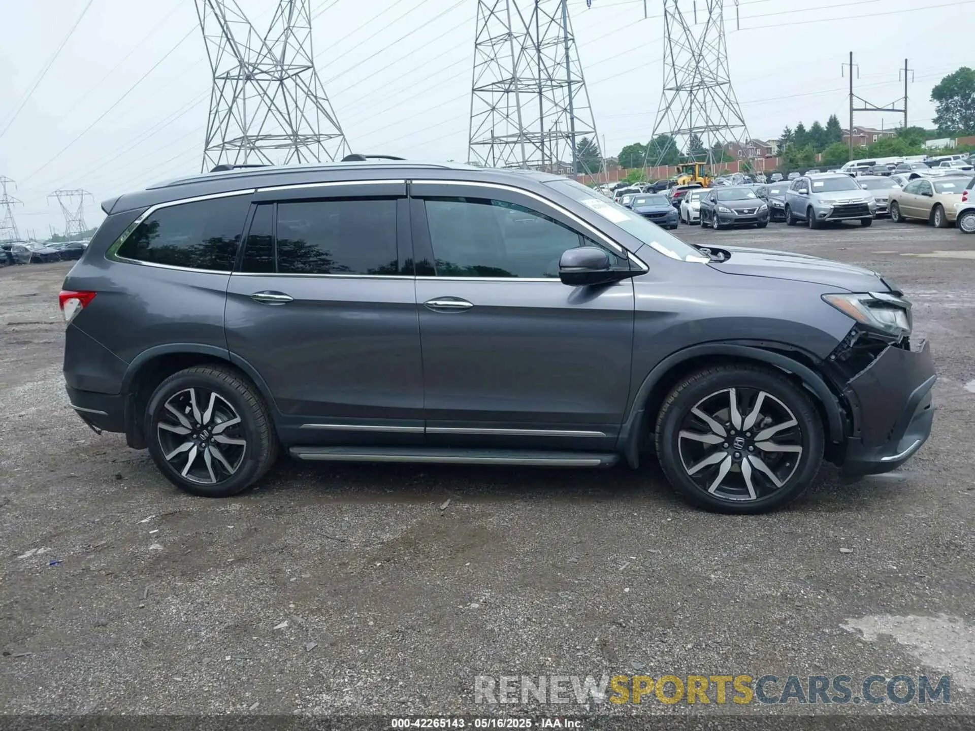 14 fotografías del automóvil dañado 5FNYF6H97KB013002 HONDA PILOT 2019