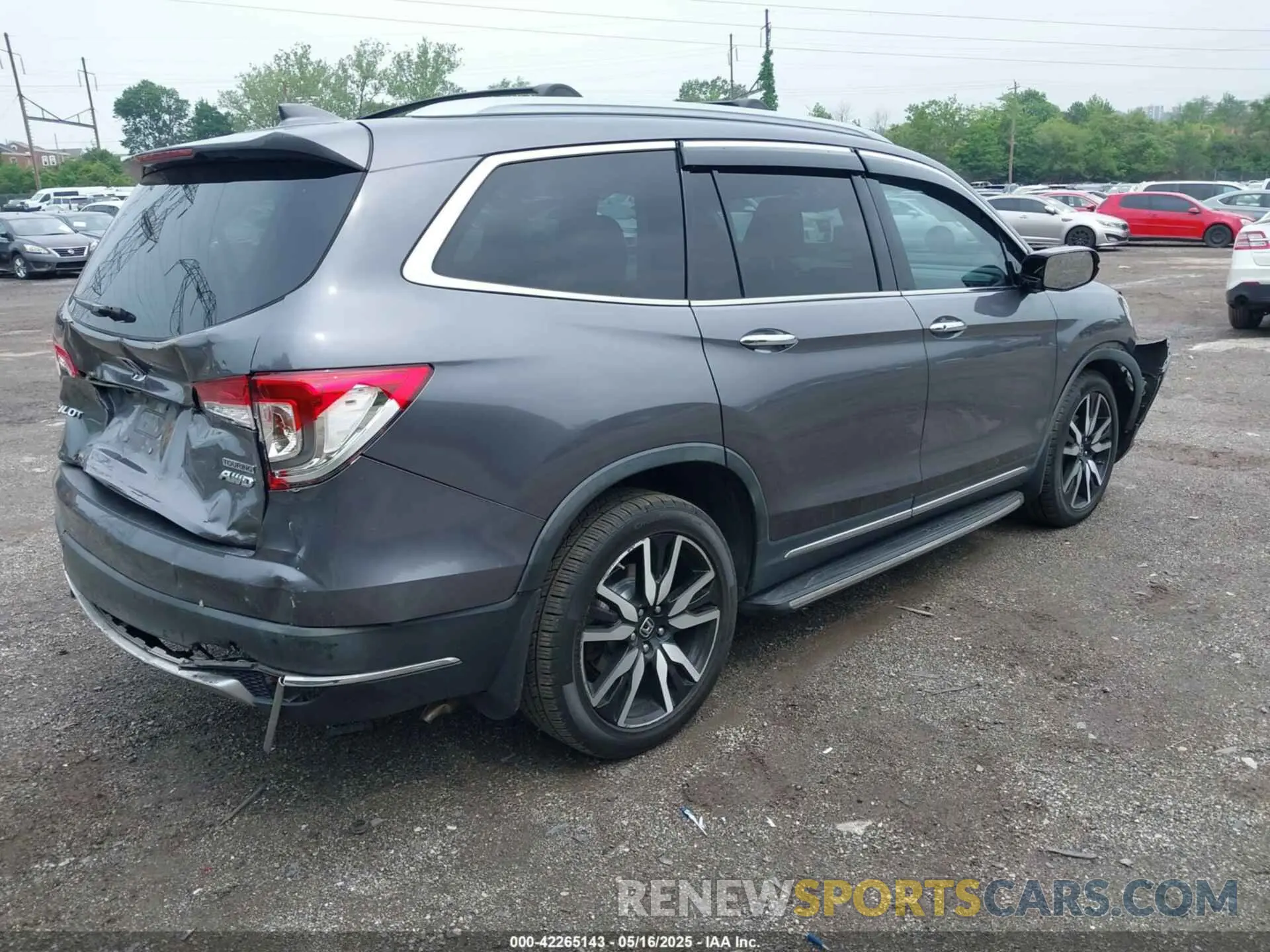4 fotografías del automóvil dañado 5FNYF6H97KB013002 HONDA PILOT 2019