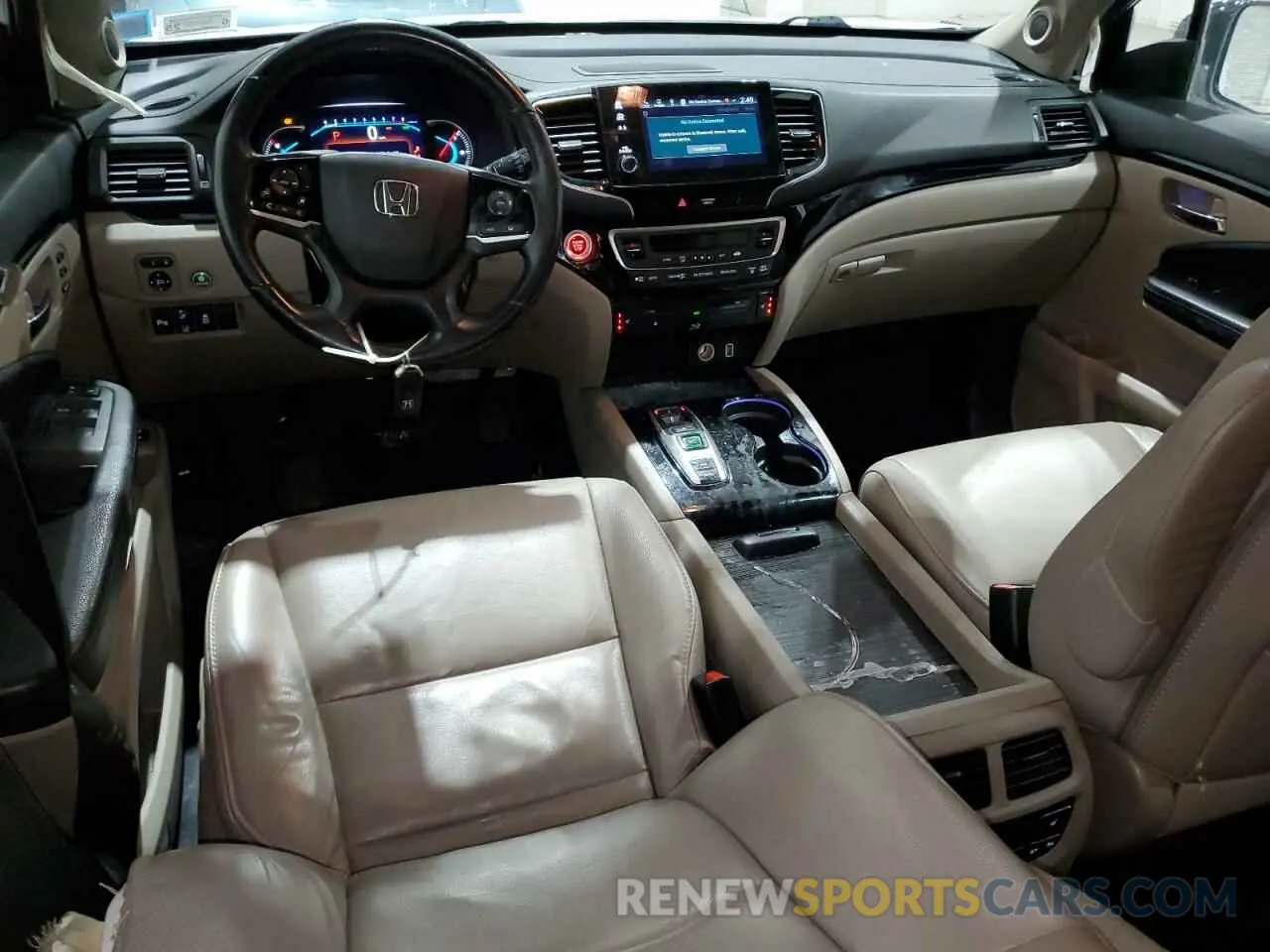 8 fotografías del automóvil dañado 5FNYF6H98KB043822 HONDA PILOT 2019