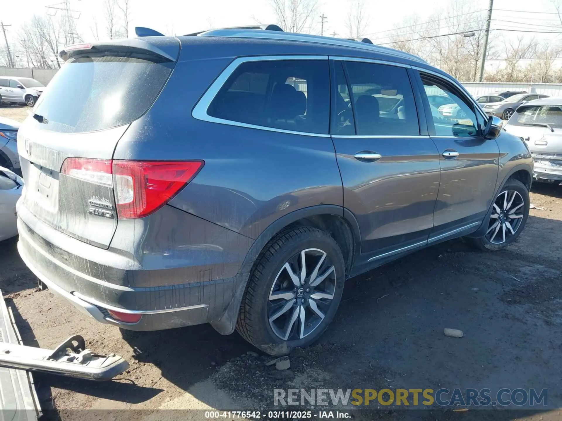 4 fotografías del automóvil dañado 5FNYF6H99KB016869 HONDA PILOT 2019