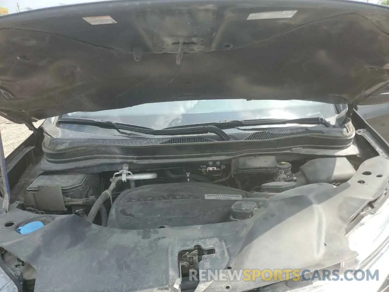 12 fotografías del automóvil dañado 5FNYF5H32LB010709 HONDA PILOT 2020