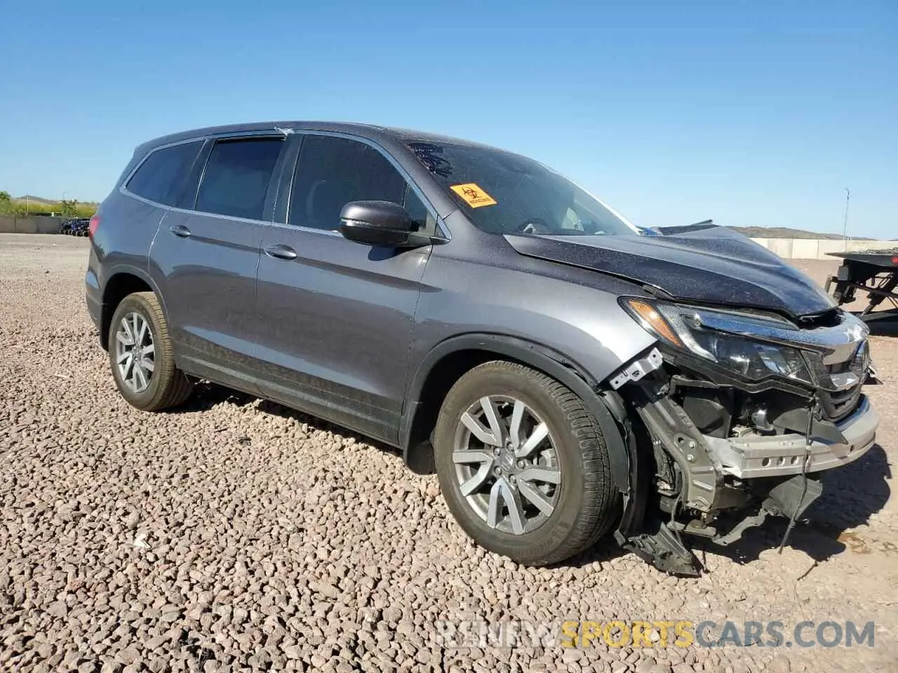 4 fotografías del automóvil dañado 5FNYF5H33LB021119 HONDA PILOT 2020