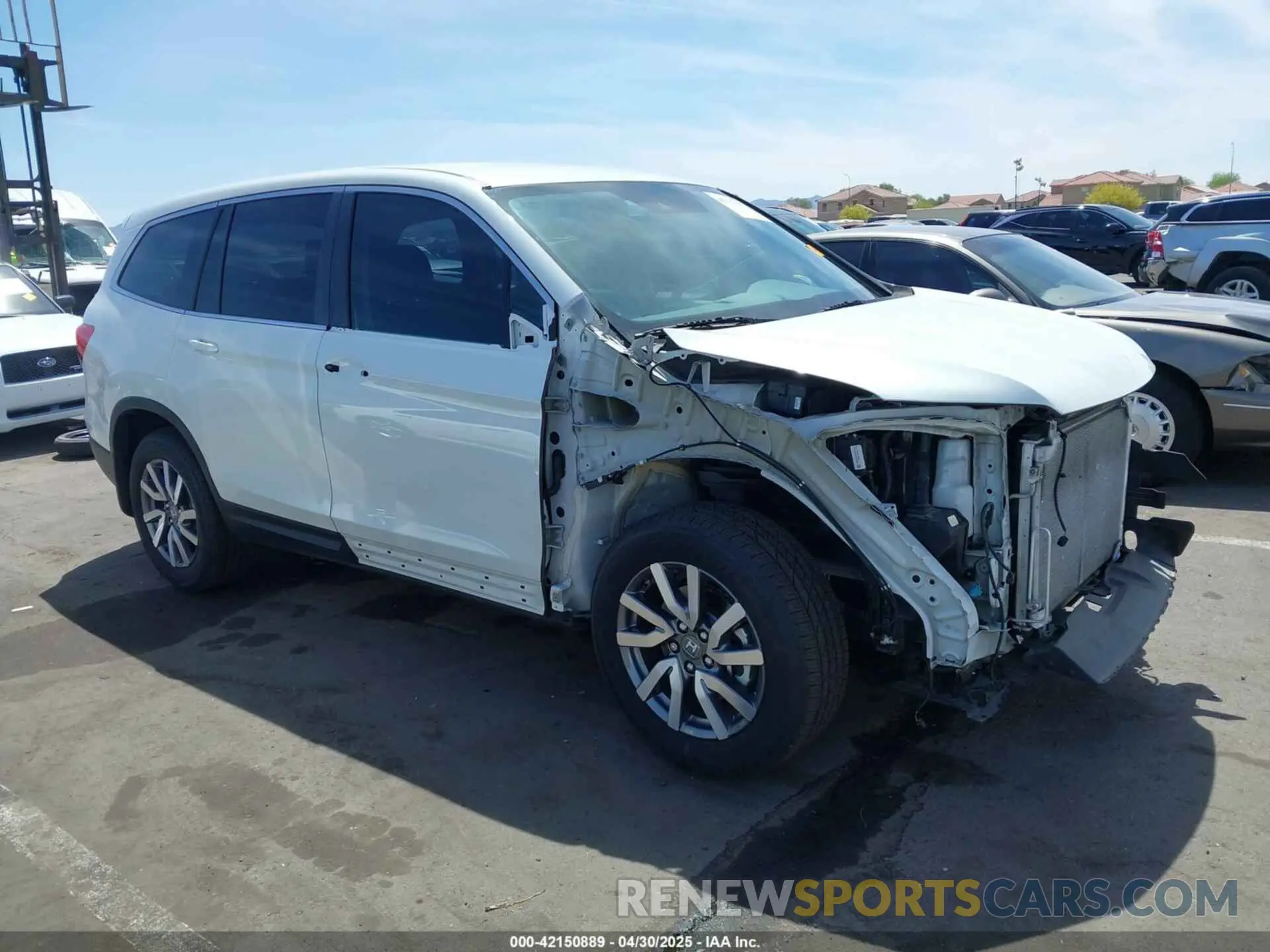 6 fotografías del automóvil dañado 5FNYF5H35LB018190 HONDA PILOT 2020