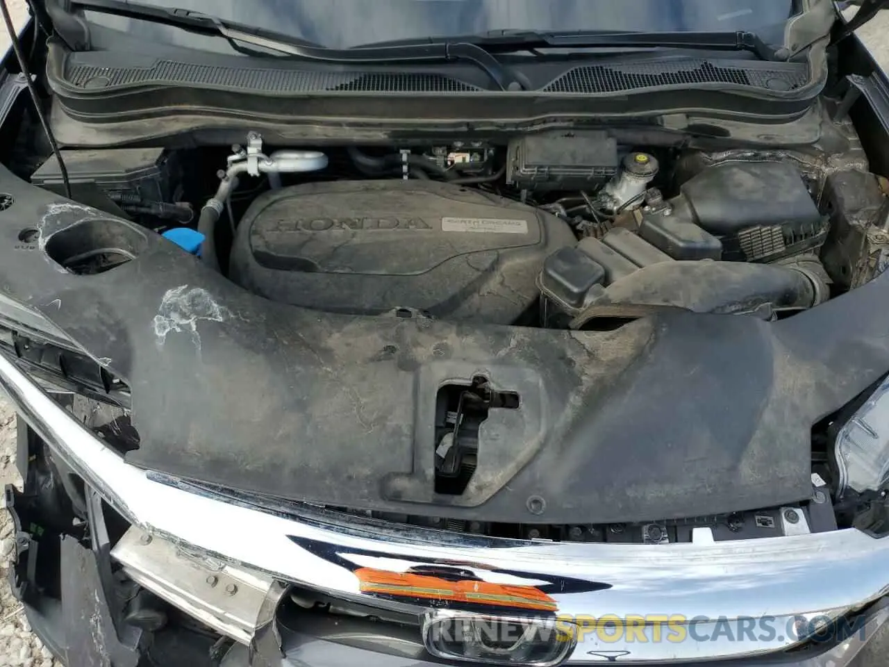 12 fotografías del automóvil dañado 5FNYF5H36LB002578 HONDA PILOT 2020