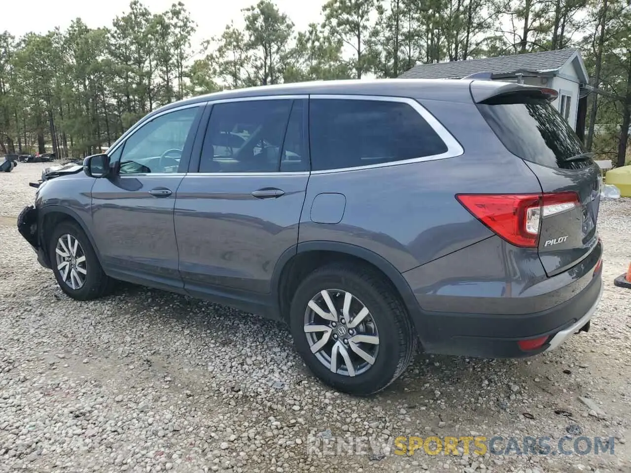 2 fotografías del automóvil dañado 5FNYF5H36LB002578 HONDA PILOT 2020