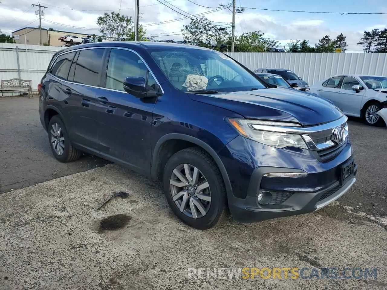 4 fotografías del automóvil dañado 5FNYF5H39LB016023 HONDA PILOT 2020