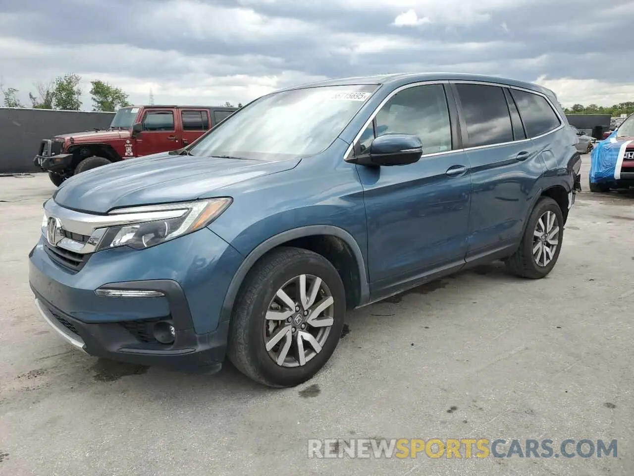 1 fotografías del automóvil dañado 5FNYF5H50LB010936 HONDA PILOT 2020