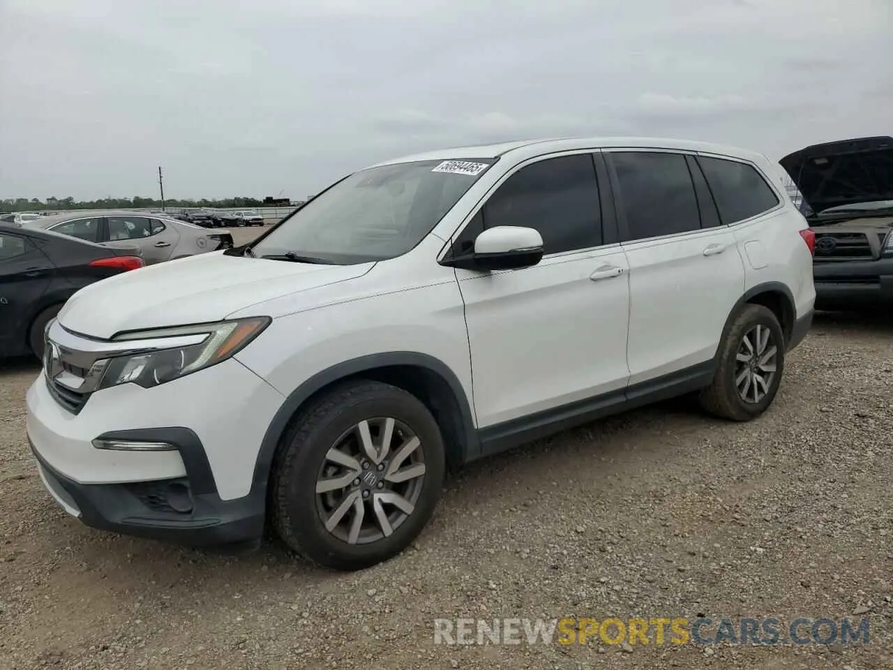 1 fotografías del automóvil dañado 5FNYF5H52LB029309 HONDA PILOT 2020