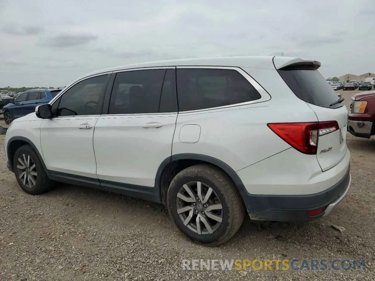 2 fotografías del automóvil dañado 5FNYF5H52LB029309 HONDA PILOT 2020